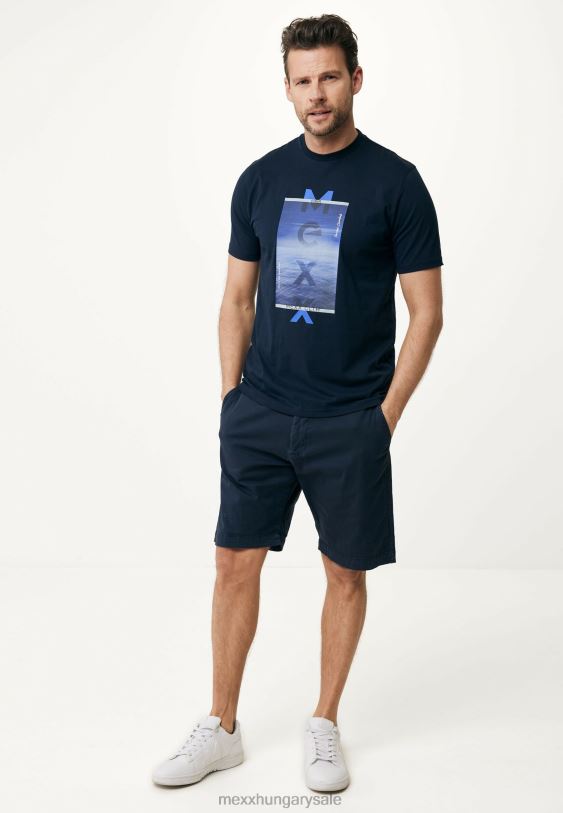 XV8H6535 férfiak Mexx gregory chino rövid haditengerészet kék