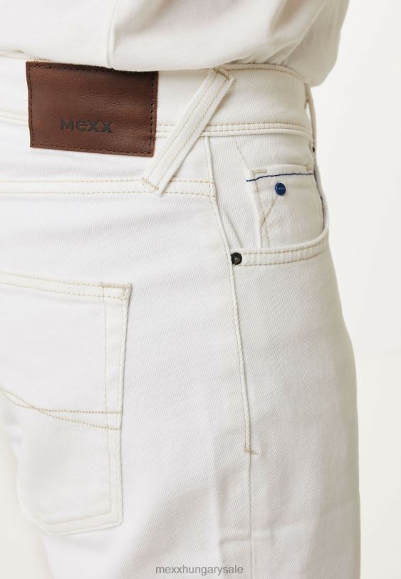 XV8H6536 férfiak Mexx steve farmer rövid törtfehér bézs