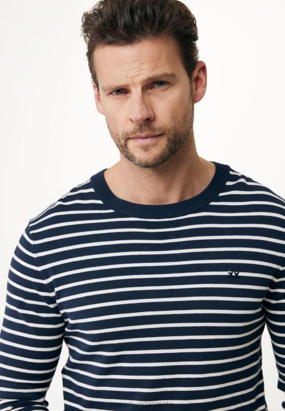 XV8H6546 férfiak Mexx pulóver crewneck navy kék