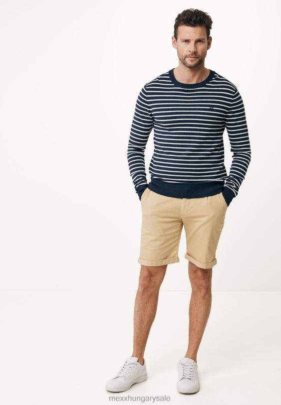 XV8H6546 férfiak Mexx pulóver crewneck navy kék