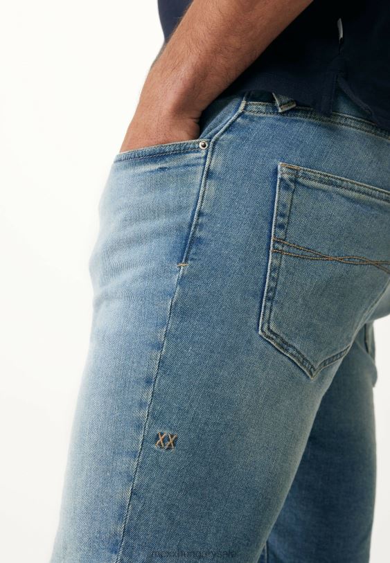 XV8H6548 férfiak Mexx steve rövid farmer világos kék