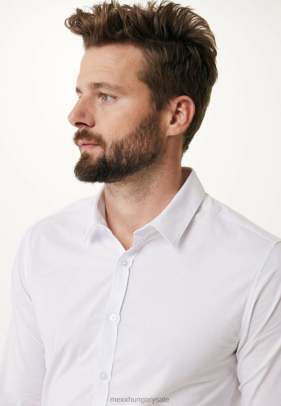 XV8H6550 férfiak Mexx bob ing alap fehér