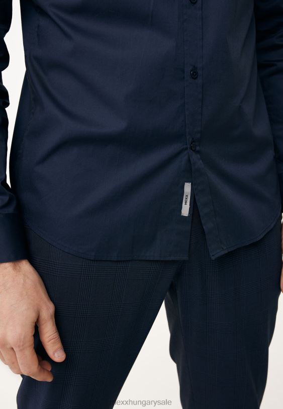 XV8H6551 férfiak Mexx bob ing sötétkék kék