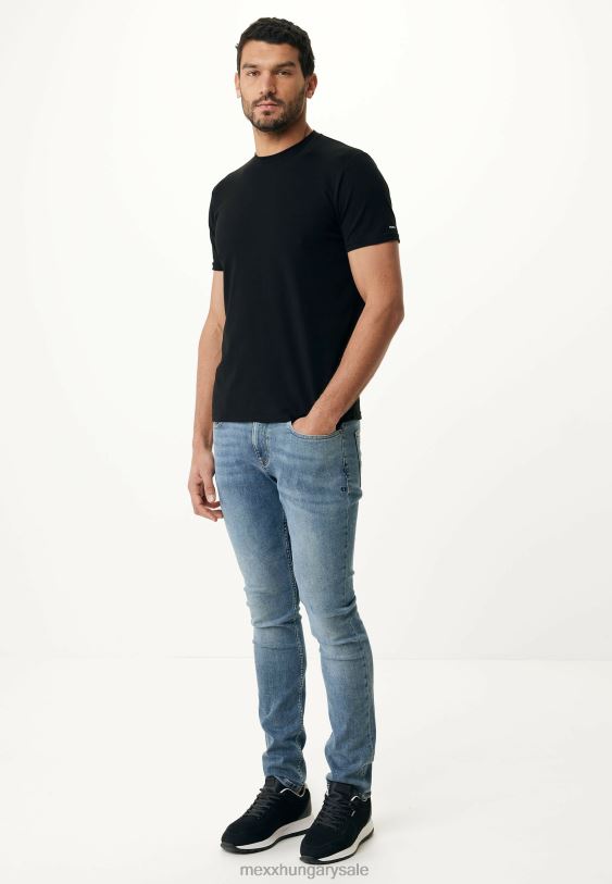 XV8H6558 férfiak Mexx oliver fekete póló schwarz