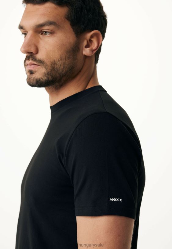 XV8H6558 férfiak Mexx oliver fekete póló schwarz