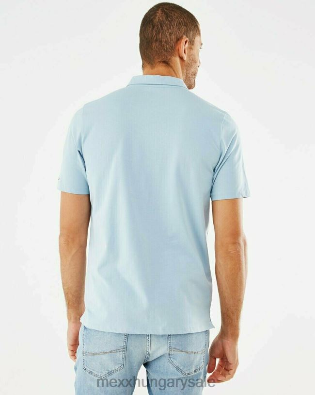 XV8H6564 férfiak Mexx jersey polo light kék