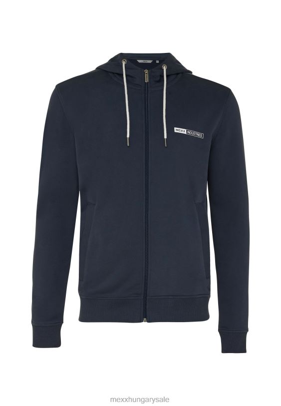 XV8H6566 férfiak Mexx kapucnis kardigán sötétkék kék