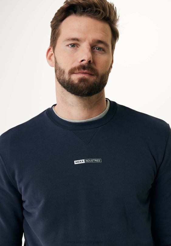XV8H6567 férfiak Mexx pulóver crewneck navy kék