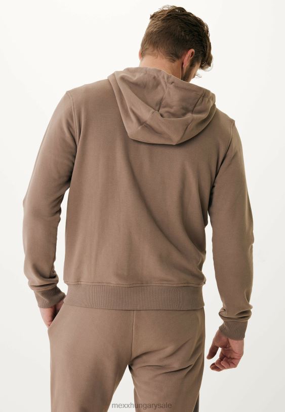 XV8H6569 férfiak Mexx kapucnis kardigán barna