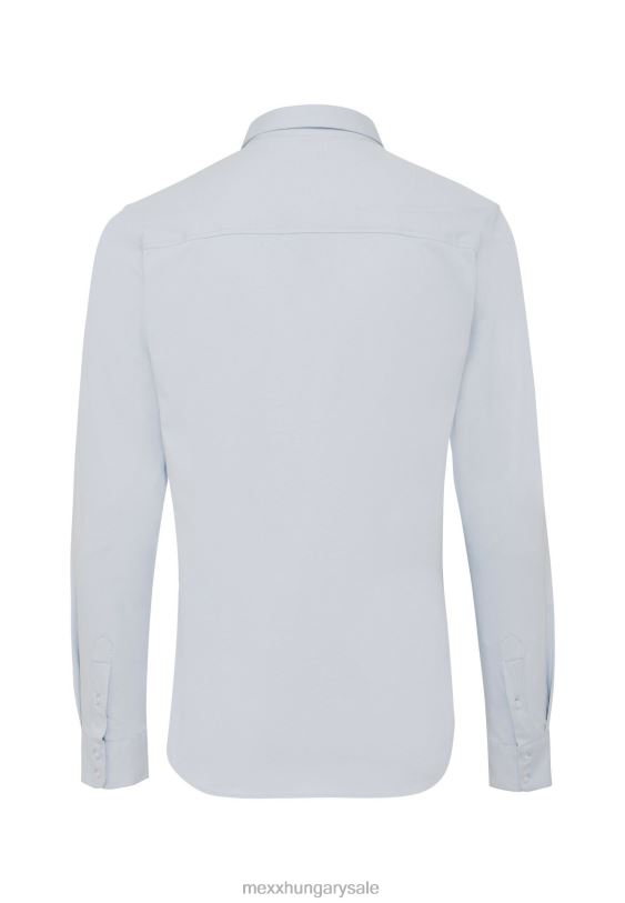 XV8H6576 férfiak Mexx jersey ing basic light kék