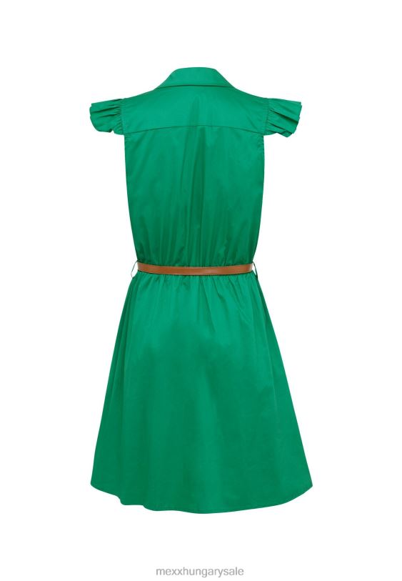 XV8H658 nők Mexx fodros ruha zöld