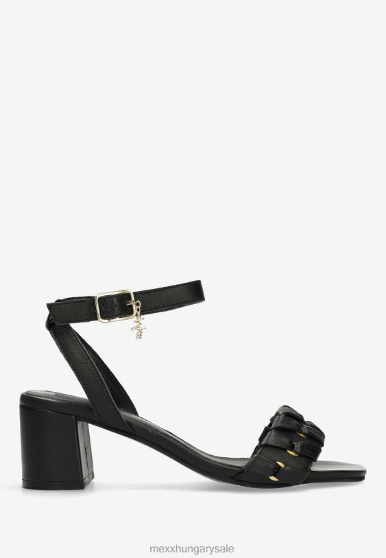 XV8H6583 nők Mexx sarkú szandál lynke fekete schwarz