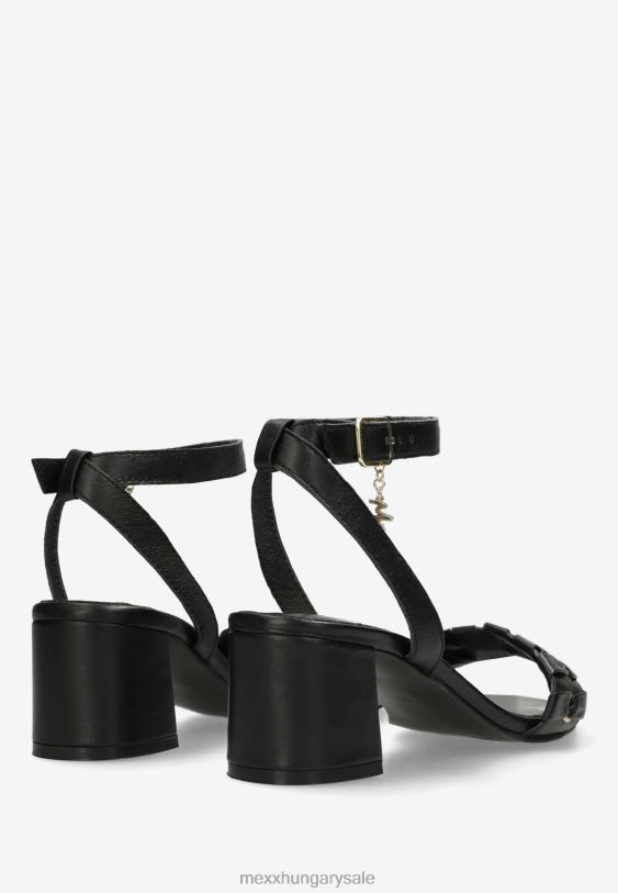 XV8H6583 nők Mexx sarkú szandál lynke fekete schwarz
