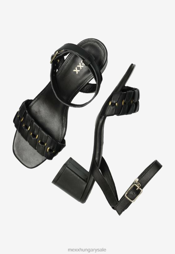 XV8H6583 nők Mexx sarkú szandál lynke fekete schwarz