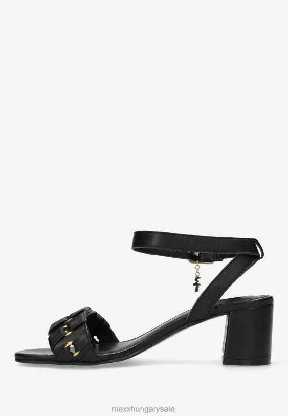 XV8H6583 nők Mexx sarkú szandál lynke fekete schwarz