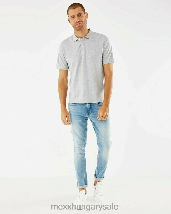 XV8H6584 férfiak Mexx pique polo szürke