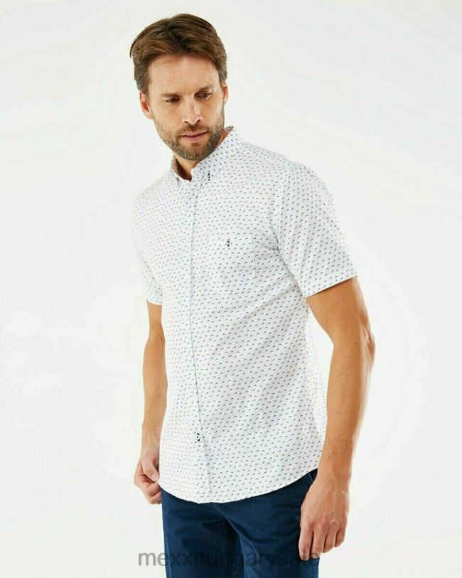 XV8H6590 férfiak Mexx törtfehér ing fehér