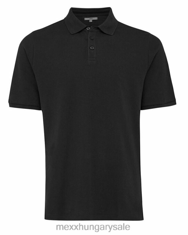 XV8H6592 férfiak Mexx pique polo fekete schwarz