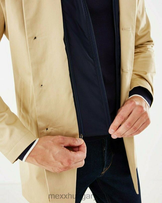 XV8H6595 férfiak Mexx viharkabát bézs