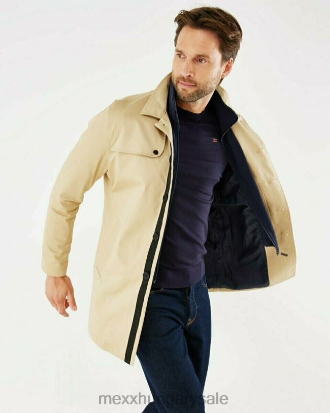XV8H6595 férfiak Mexx viharkabát bézs