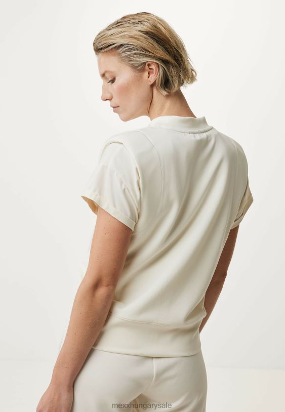 XV8H66 nők Mexx ujjatlan pulóver törtfehér bézs