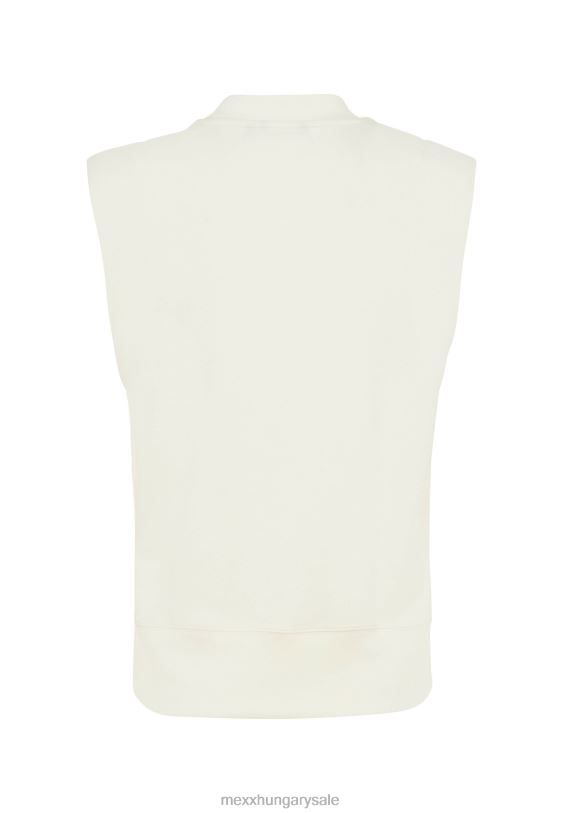 XV8H66 nők Mexx ujjatlan pulóver törtfehér bézs