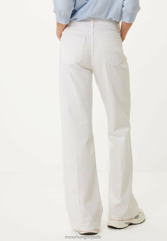 XV8H660 nők Mexx kim magas derekú farmer törtfehér bézs