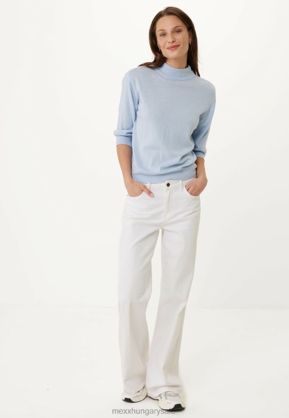 XV8H660 nők Mexx kim magas derekú farmer törtfehér bézs