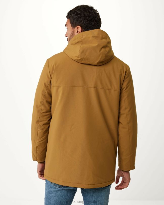 XV8H6601 férfiak Mexx csuklyás parka arany barna