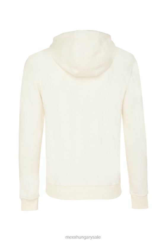 XV8H6603 férfiak Mexx kapucnis kardigán törtfehér bézs
