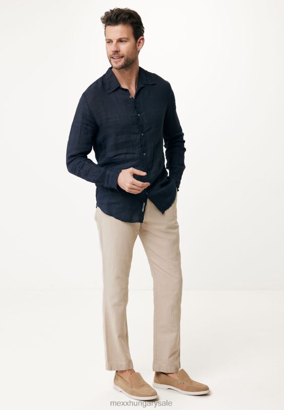 XV8H6606 férfiak Mexx ing sötétkék kék
