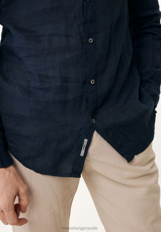 XV8H6606 férfiak Mexx ing sötétkék kék