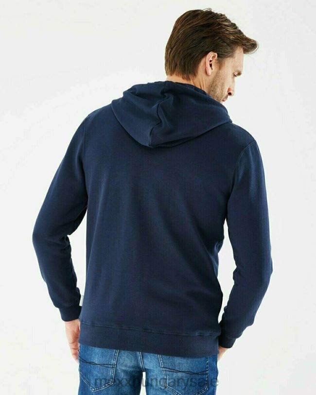 XV8H6610 férfiak Mexx kapucnis kardigán sötétkék kék