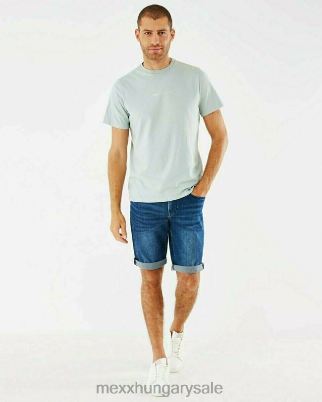 XV8H6612 férfiak Mexx póló szürke zöld