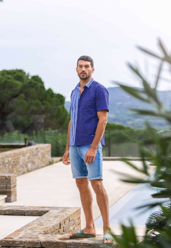 XV8H6615 férfiak Mexx steve farmer rövid világos kék