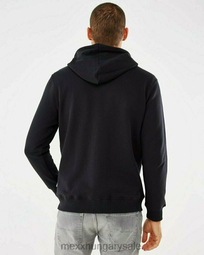 XV8H6619 férfiak Mexx kapucnis kardigán fekete schwarz
