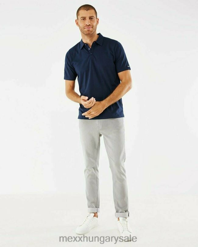 XV8H6624 férfiak Mexx jersey polo haditengerészet kék
