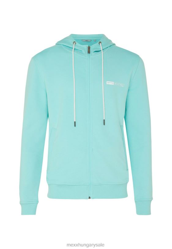 XV8H6628 férfiak Mexx pulóver kis mellkasmintás aqua kék