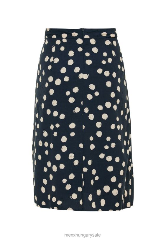 XV8H663 nők Mexx redőzött szoknya sötétkék kék