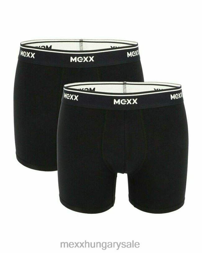 XV8H6638 férfiak Mexx boxershort 2 csomagos fekete schwarz
