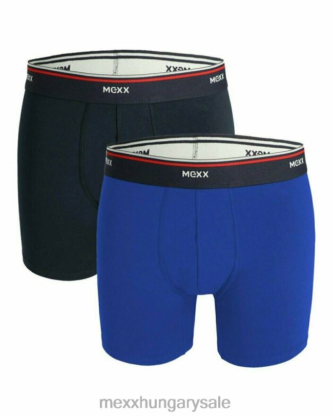 XV8H6645 férfiak Mexx boxershort 2 csomagos navy/kobalt sokszínű
