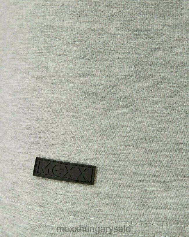 XV8H6648 férfiak Mexx póló kerek nyakú melange szürke
