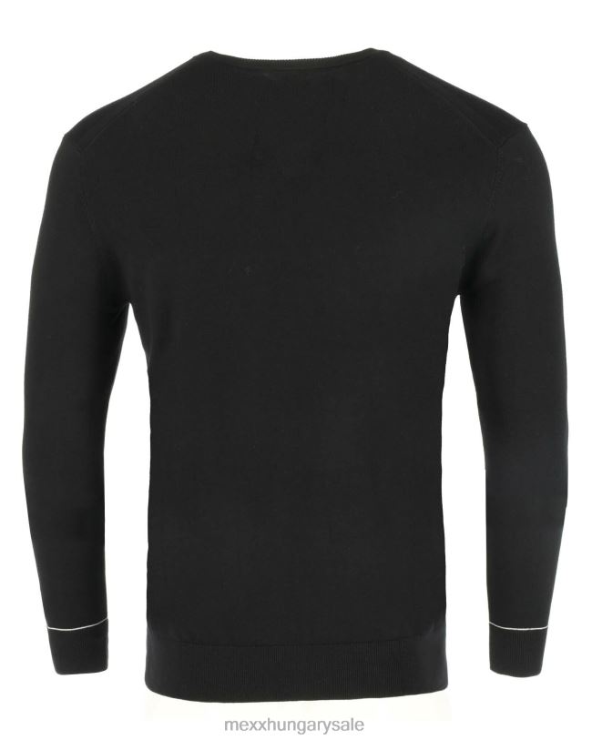 XV8H6652 férfiak Mexx fekete v-nyakú pulóver schwarz