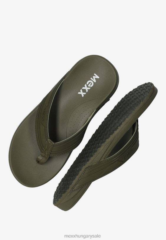 XV8H6667 férfiak Mexx szandál lupe olíva zöld
