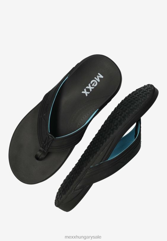 XV8H6668 férfiak Mexx szandál lupee fekete schwarz