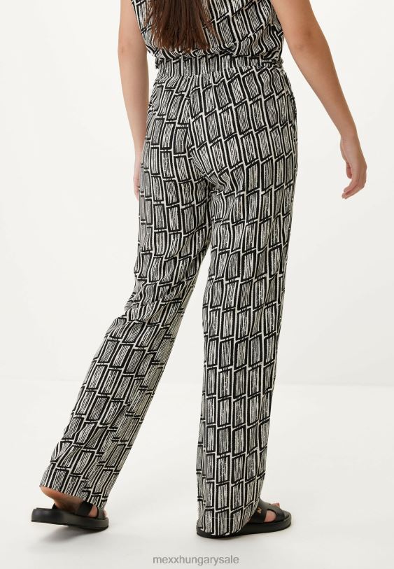 XV8H669 nők Mexx egyenes szárú nadrágmintás sokszínű