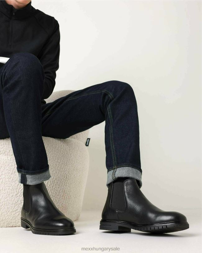 XV8H6697 férfiak Mexx bokacsizma haytem fekete schwarz