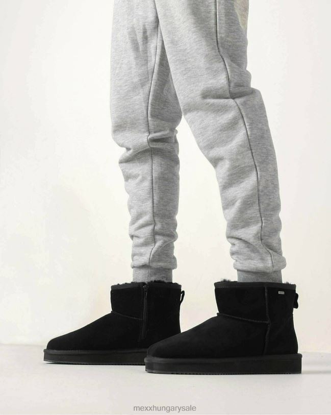 XV8H6699 férfiak Mexx házicipő fabrizio fekete schwarz