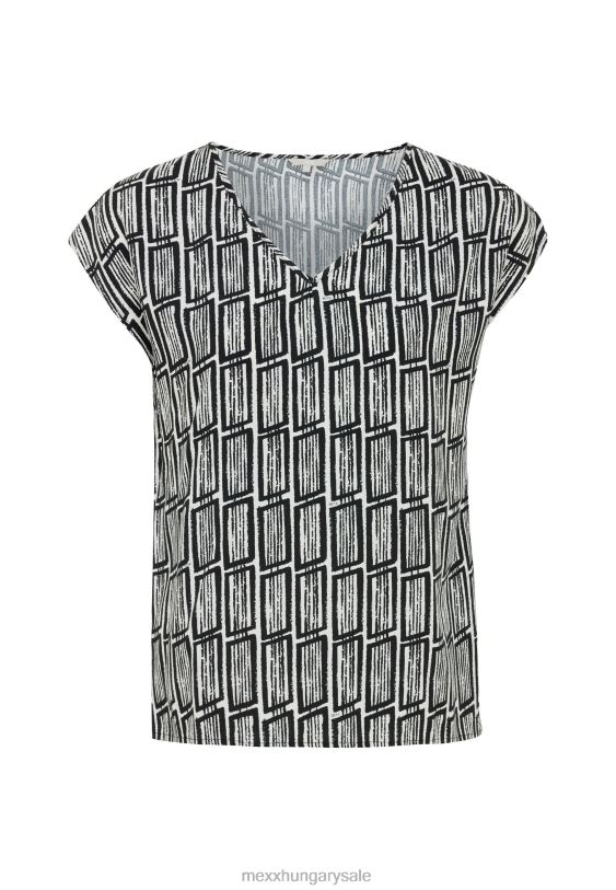 XV8H670 nők Mexx v-nyakú blúzmintás sokszínű