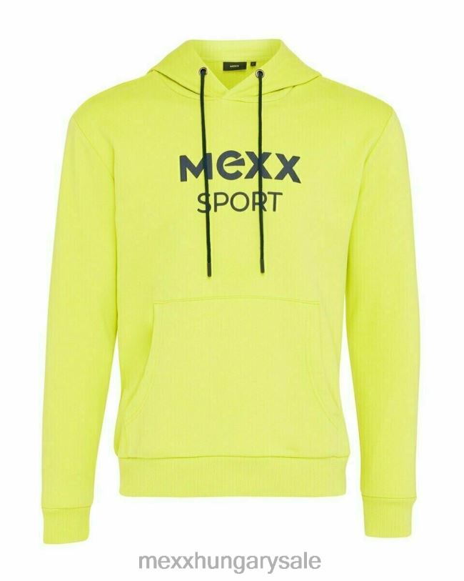 XV8H6728 férfiak Mexx kapucnis pulóver neon sárga